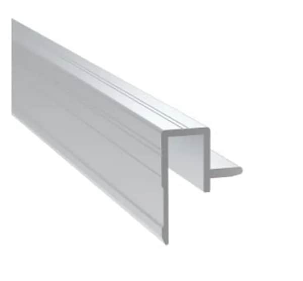 Kantenextrusion mit Lippe für Slam-Lid System 9,5 mm; 4 m Länge