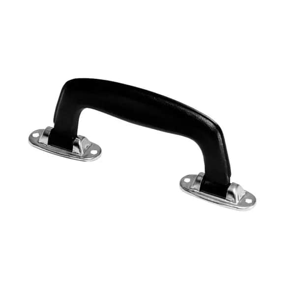 Attachékoffer-Griff, Schwarz/Nickel
