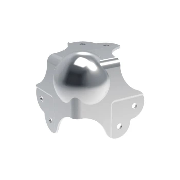 Kugelecke mit 30 mm Versatz und 4 mm Radius, groß, robust 4