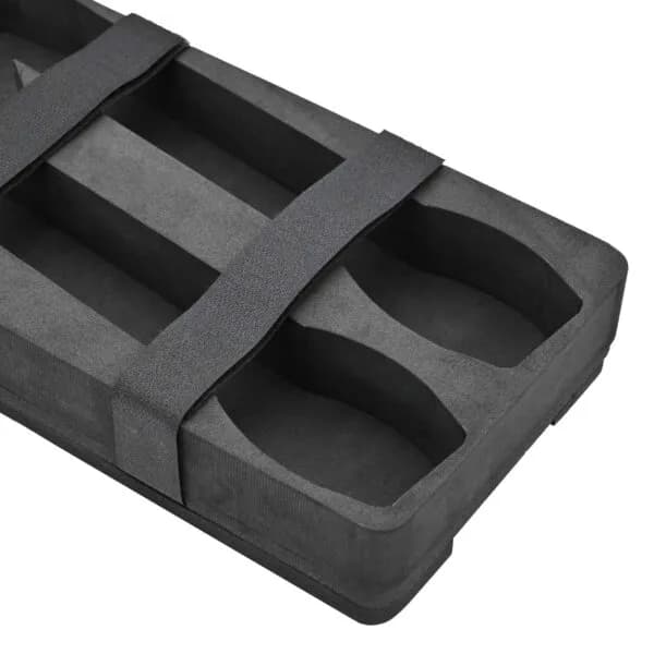 SINORA Funkmikrofoneinsatz für Deckel 3HE Rack 4